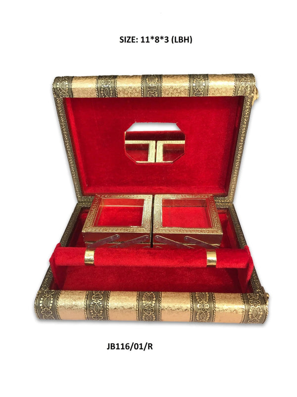 Jewellery Jewel Boxes Storage Box Organizer Gift Box for Women Necklace Earring Set Bangles Churi Gift for Women - Justgrabit Inc.