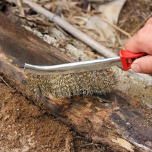 Stainless Steel Wire Hand Brush Metal Cleaner Rust Paint Removing Tool - Justgrabit Inc.