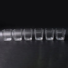 6pc Transparent Diamond Medium Serving Glass Set, Glass Set for Water, Juice etc - Justgrabit Inc.