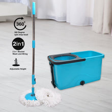 Quick Spin Cleaning Mop with Bucket - justgrabit.in | Just Grab It