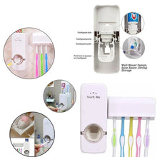Toothpaste Dispenser & Tooth Brush Holder - justgrabit.in | Just Grab It