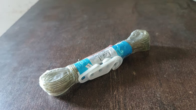 Clothesline Portable Travel Clothesline Adjustable with 2 Plastic Hooks (10 M Approx / 1 Pc) - justgrabit.in | Just Grab It