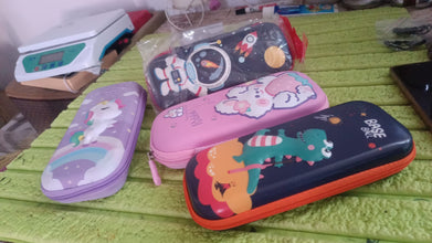 Pencil Box / Kids School Supply Organizer Students Stationery Box (1 Pc / Mix Design) - justgrabit.in | Just Grab It