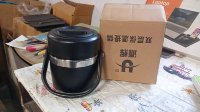 Leak - Proof Thermos Flask: Keeps Food Hot & Fresh (Stainless Steel, Multi - Color) - Justgrabit Inc.