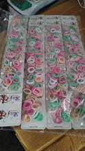 Colorful Soft Elastic Hair Bands Set for Kids & Girls (10 Pkt / 1 Set) - justgrabit.in | Just Grab It