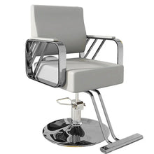 SALON CHAIR HYDRAULIC CHAIR FOR BUSINESS OR HOME, SIMPLICITY BARBER CHAIR SALON BEAUTY SPA SHAMPOO HAIR PROFESSIONAL HYDRAULIC STYLING CHAIR (SILVER 1 UNIT ) - justgrabit.in | Just Grab It