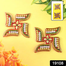 Decorative Swastik Sticker (2Pc Set) - Justgrabit Inc.