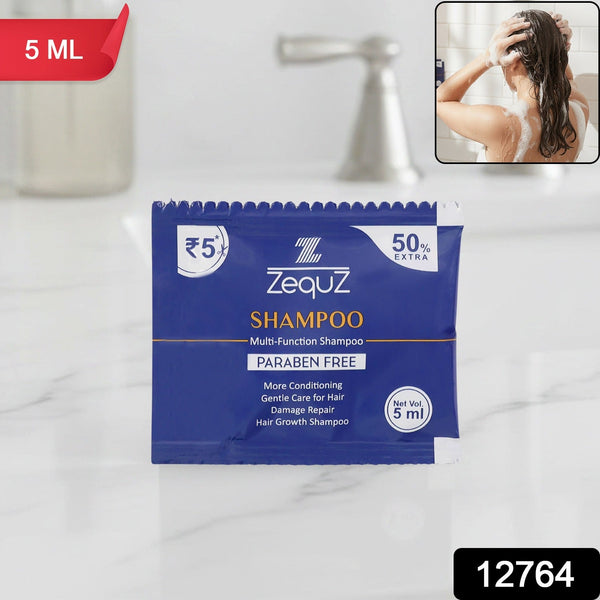 Zequz Paraben - Free Multi - Function Conditioning Shampoo Sachet (5 ML / 1 Pc) - justgrabit.in | Just Grab It