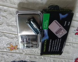 Multipurpose (MH - 200) LCD Screen Digital Electronic Portable Mini Pocket Scale(Weighing Scale), 200g - Justgrabit Inc.