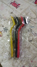 Mini Wire Brush Set - Brass, Nylon, Steel for Cleaning & Rust Removal (3 Pcs Set) - Justgrabit Inc.