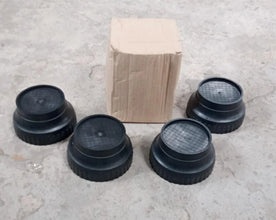 Multi - Purpose 4 Pieces Round Plastic Legs Foot and Stand - Justgrabit Inc.