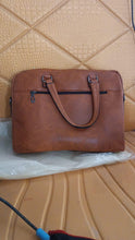 Premium Faux Leather Multipurpose Messenger Briefcase with Shoulder Strap (1 Pc) - Justgrabit Inc.