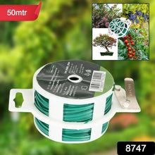 Garden Wire, Sturdy Plant Ties for Support, Garden Ties with Cutter for Tomatoes Vines, Plant Wire Tie Wire for Indoor, Outdoor, Home and Office Use (50 Mtr) - Justgrabit Inc.