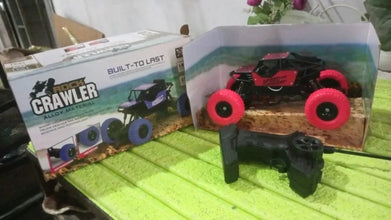 Rock Crawler Monster RC Truck All Terrain Stunt Racing Car Rechargeable Indoor Outdoor Toy Car - Justgrabit Inc.
