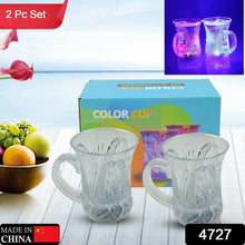 LED Light - Up Party Cups - Flashing Water - Activated Drinking Glasses with Handle (2 - Piece) - Justgrabit Inc.