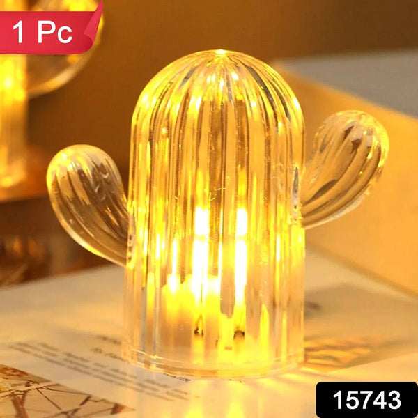Cute Cactus LED Night Light (Cactus / 1 Pc) - justgrabit.in | Just Grab It