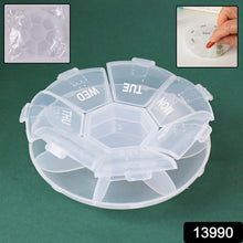 7 - Sided Portable Pill Box Medicine Planner Small case - justgrabit.in | Just Grab It