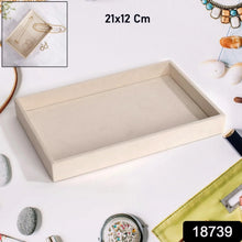 Velvet Jewellery Tray 21x12Cm (1Pc) - Justgrabit Inc.