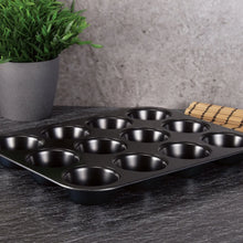 Nonstick Aluminium Muffin Tray Cupcake Pan Tray (12 Cup Cavities) - Justgrabit Inc.