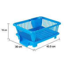 Plastic Sink Dish Drainer Drying Rack (With Brown Box) ( MOQ : - 3 Pc) - Justgrabit Inc.