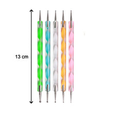 Nail Art Point Pen and Set Used by Women's for Their Fashion Purposes (Pack of 5Pcs) - justgrabit.in | Just Grab It