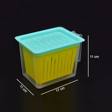 Fridge Storage Containers with Handle Plastic Storage Container for Kitchen(4 Pcs Set) - Justgrabit Inc.