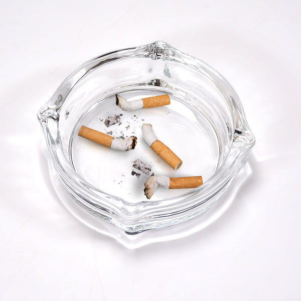 Brunswick Crystal Glass Ashtray for Home & Office - justgrabit.in | Just Grab It