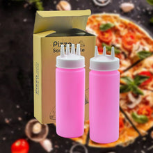 Plastic Bottles with 3 Nozzel for Sauce, Mayonnaise, Chocolate Syrup (Pack of 2Pc) - Justgrabit Inc.