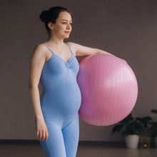 Anti Burst 65 cm Exercise Ball with Inflation Pump, Non - Slip Gym Ball, for Yoga (1 Pc / Mix Design & Color) - Justgrabit Inc.