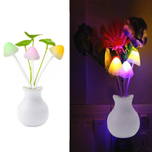LED Dream Night Light, Auto ON / Off Sensor Mushroom Lamp (Multicolor) - Justgrabit Inc.