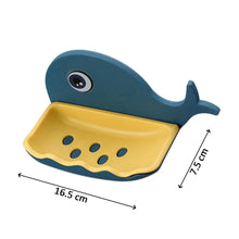 Fish Shape Soap Dish Adhesive Waterproof Wall Mounted Bar Soap Dish Holder (Pack of 2Pc) - Justgrabit Inc.