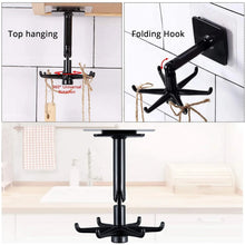Rotatable hooks for hanging 360 (1 Pc / Black) - Justgrabit Inc.