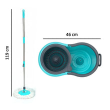 Quick Spin Mop Plastic spin, Bucket Floor Cleaning, Easy Wheels & Big Bucket, Floor Cleaning Mop with Bucket - Justgrabit Inc.