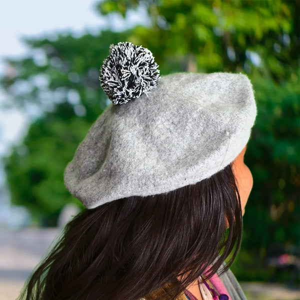 Unisex Beret Winter Cap Hat (1Pc) - Justgrabit Inc.