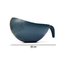 Plastic Rice Bowl / Food Strainer Thick Drain Basket with Handle for Rice, Vegetable & Fruit (set of 3pcs With Brown box) - Justgrabit Inc.