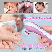 Electric Baby Nail Trimmer with Grinding Heads for Newborn Infant and Toddler - Justgrabit Inc.