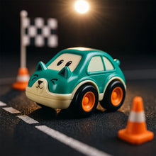 Funwoods Animal Cartoon Pull - Back Toy Car - (4 Pc / Set) - justgrabit.in | Just Grab It