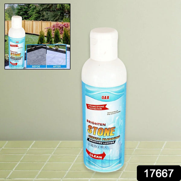 Stone Stain Remover Cleaner, Stone Crystal Plating Agent, Marble Stone Cleaner Polishes, Crystal Plating for Kitchen, Patio, Backyard Marble Cleaner and Polish (75 ML Approx / 1 pc) - Justgrabit Inc.