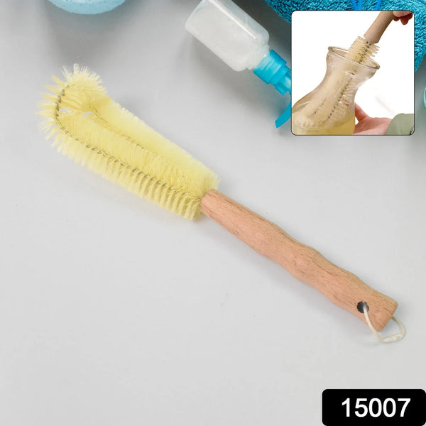 13 inch Bottle Brush, Bristle Brush with  Wood Handle, Washing Brush with Wooden Handle, Kitchen Cleaning Tool, Brushes for Dish, Tumbler, Teapot, Cup, Pan - Justgrabit Inc.