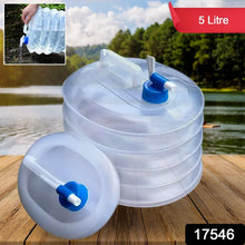 Outdoor Camping Collapsible Portable Water Container with Carry Handle Tap Valve Large Food Grade - Justgrabit Inc.