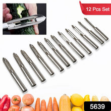 Stainless Steel Peeler Set – Multi - Purpose Handle for Peeling & Shredding (12 Pcs Set) - Justgrabit Inc.