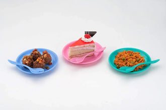 Multipurpose Snack Set 3 pcs - Spoon, Bowl and Dish - Justgrabit Inc.