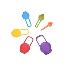 Plastic Measuring Spoons for Kitchen (6 pack) - Justgrabit Inc.