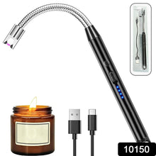 Long Flexible USB Rechargeable Electric Arc Lighter – Windproof, Flameless Plasma - justgrabit.in | Just Grab It