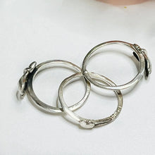Three Interlocking Rings, Rings for Women and Girls Silver Ring | Valentine Ring, Rings Silver Toned Finger Ring for Women | Birthday Gift For girls and women Anniversary Gift for Wife, Friendship Ring. - justgrabit.in | Just Grab It