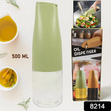 Oil Dispenser, 500ml Cooking Oil Dispensing Cruets, Oil Bottle with Automatic Open Lid, Cooking Oil Bottle for Kitchen Grilling Frying (500 ML) - Justgrabit Inc.