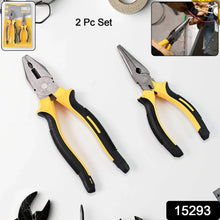 Long Nose Plier and Flat Mouth Plier Combo Tools (2 Pc Set) - Justgrabit Inc.