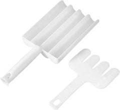 Small Multifunction Fritters Maker - Creative Fritters Scoop Multi - Function Ball Maker | Portable Maker for Making Cake Balls, Ice Cream Spoon, Doughnut, Hand Cutting Scoop(2pc Set) - Justgrabit Inc.