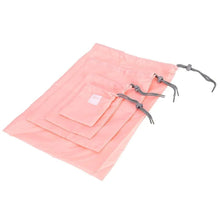 Travel Storage Bag Set – Waterproof Nylon Drawstring Organizers for Clothes & Shoes (4 Pc) - justgrabit.in | Just Grab It
