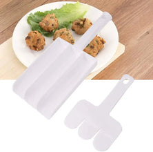 Small Multifunction Fritters Maker - Creative Fritters Scoop Multi - Function Ball Maker | Portable Maker for Making Cake Balls, Ice Cream Spoon, Doughnut, Hand Cutting Scoop(2pc Set) - Justgrabit Inc.